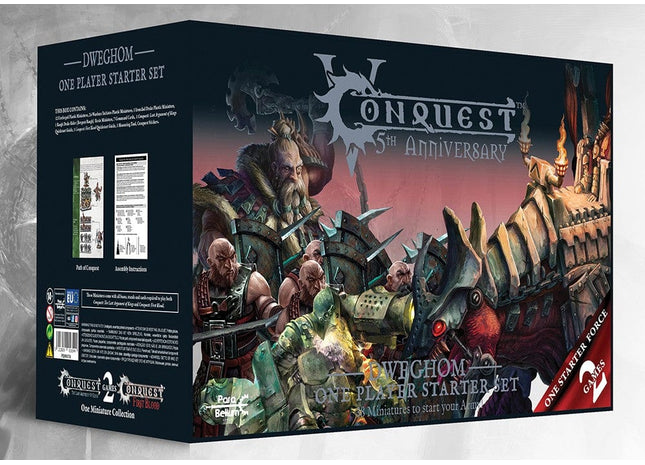 Gamers Guild AZ Conquest Conquest: Dweghom: Conquest 5th Anniversary Supercharged Starter Set (Pre-Order) Para Bellum Games