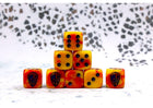 Gamers Guild AZ Conquest Conquest: Hundred Kingdom Faction Dice On Red Swirl Para-Bellum Games