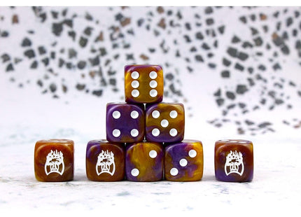 Gamers Guild AZ Conquest Conquest: Old Dominion Faction Dice on Purple and Gold Para-Bellum Games
