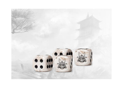 Gamers Guild AZ Conquest Yoroni Logo on Parchment Marbled Dice - 24 per pack (Pre-Order) Para Bellum Games