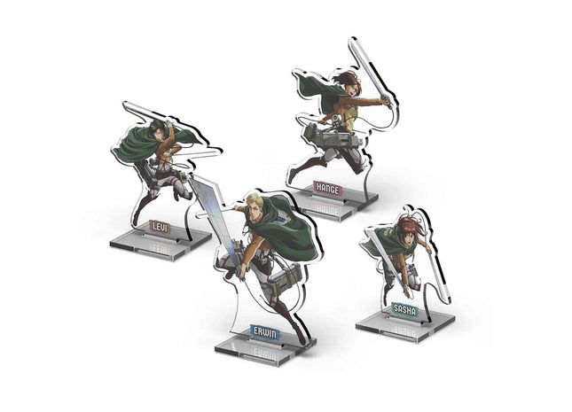 Gamers Guild AZ Cryptozoic Attack on Titan: Deck-Building Game - Season One Acrylic Standees Pack 2 (Pre-Order) GTS