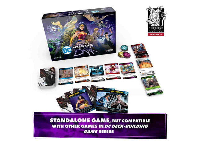 Gamers Guild AZ Cryptozoic DC Comics Deck / Bag / Pool Building Game: Justice League Dark ACD Distribution