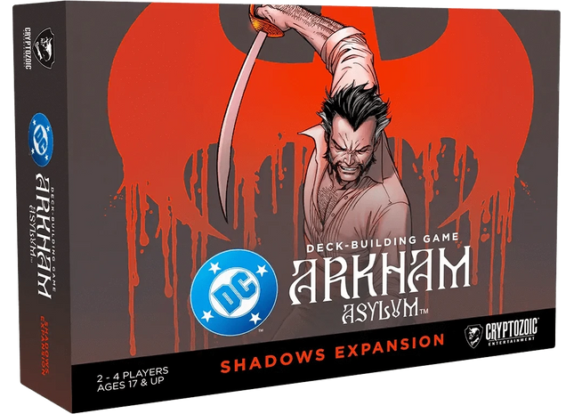 Gamers Guild AZ Cryptozoic DC Deck-Building Game: Arkham Asylum - Shadows Expansion (Pre-Order) Southern Hobby