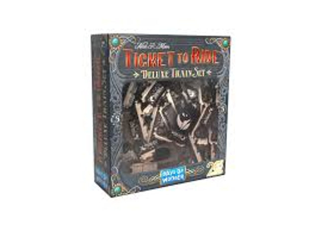 Gamers Guild AZ Days of Wonder Ticket To Ride: 20th Anniversary Deluxe Train Set - Black Asmodee
