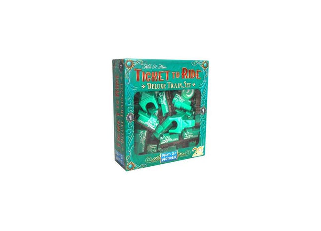 Gamers Guild AZ Days of Wonder Ticket To Ride: 20th Anniversary Deluxe Train Set -  Green Asmodee
