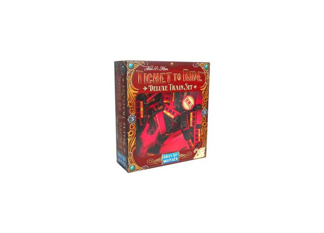 Gamers Guild AZ Days of Wonder Ticket To Ride: 20th Anniversary Deluxe Train Set -  Red Asmodee