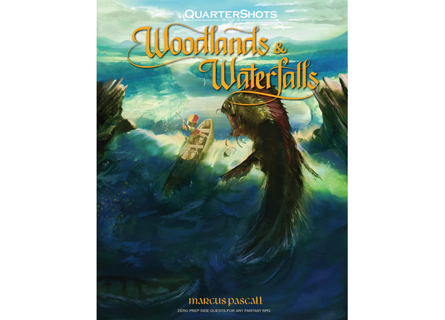 Gamers Guild AZ DECK & DICE GAMES Quartershots: Woodlands & Waterfalls (Pre-Order) Quartermaster Direct