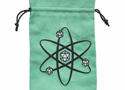 Gamers Guild AZ Dice Bag Black Oak Workshop: Dice Bag - Atomic d20 Black Oak Workshop