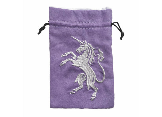 Gamers Guild AZ Dice Bag Black Oak Workshop: Dice Bag - Heraldry Unicorn Black Oak Workshop