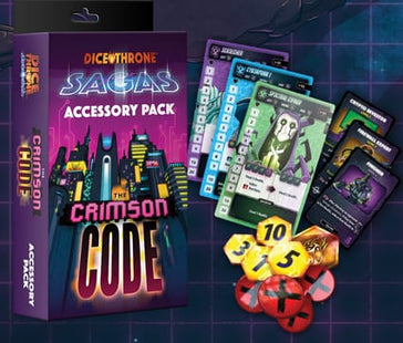 Gamers Guild AZ Dice Throne Dice Throne: Accessory Pack - Sagas: Crimson Code (Pre-Order) AGD