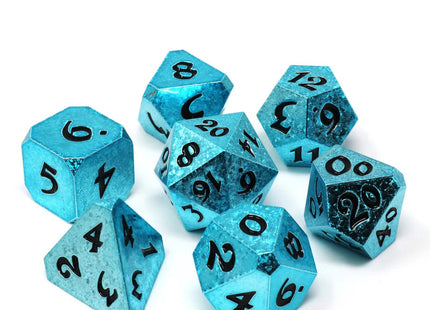 Gamers Guild AZ Die Hard Die Hard Dice - 7 piece Set - Glacial Requiem Die Hard