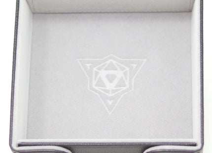 Gamers Guild AZ Die Hard Die Hard: Dice Tray - Square w/Gray Velvet Die Hard