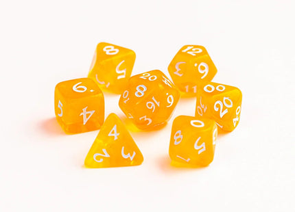 Gamers Guild AZ Die Hard Die Hard Metal Dice - 7 piece Set - Elessia Cosmos Solaris Die Hard