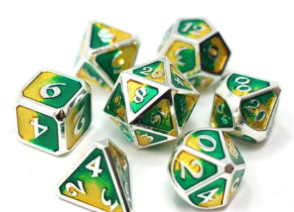 Gamers Guild AZ Die Hard Die Hard Metal Dice - 7 piece Set - Spellbinder Basilisk Die Hard