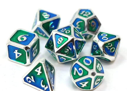 Gamers Guild AZ Die Hard Die Hard Metal Dice - 7 piece Set - Spellbinder Gaia Die Hard