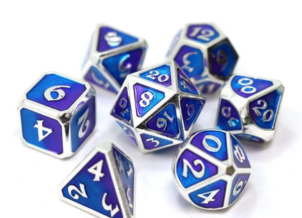 Gamers Guild AZ Die Hard Die Hard Metal Dice - 7 piece Set - Spellbinder Nightfall Die Hard