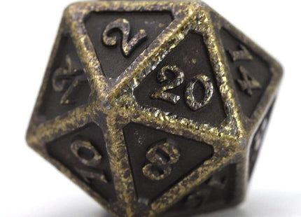 Gamers Guild AZ Die Hard Die Hard MTG Count Down Die - Mythica Dark Gold Die Hard