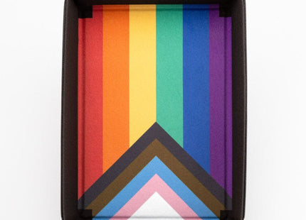 Gamers Guild AZ Die Hard Folding Dice Tray: Fanroll - Pride - Rainbow Flag ACD Distribution