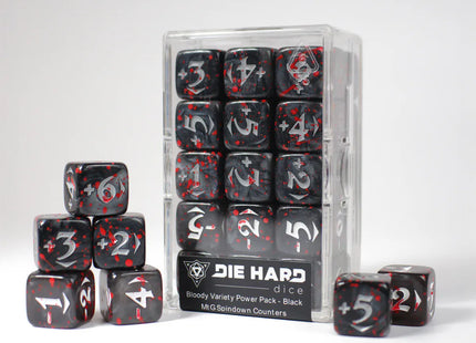 Gamers Guild AZ Die Hard MtG Spindown Counters - Bloody Variety Power Pack - Black (Pre-Order) ACD Distribution