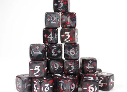 Gamers Guild AZ Die Hard MtG Spindown Counters - Bloody Variety Power Pack - Black (Pre-Order) ACD Distribution
