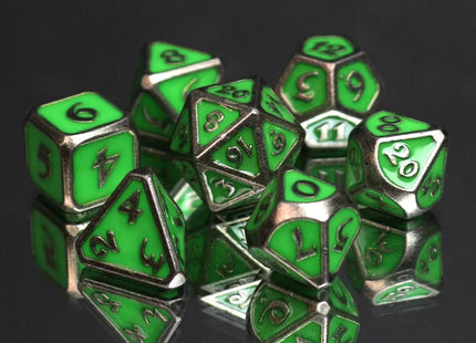Gamers Guild AZ Die Hard RPG Dice Set - AfterDark Mythica Death Ward (7 Dice Set) Die Hard