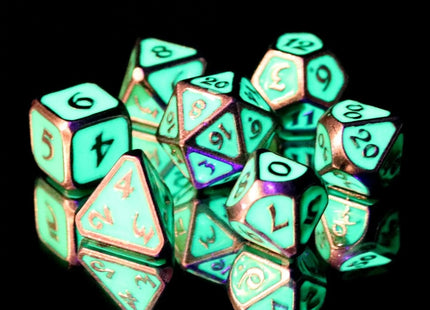 Gamers Guild AZ Die Hard RPG Dice Set - AfterDark Mythica Death Ward (7 Dice Set) Die Hard