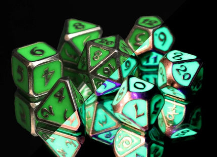 Gamers Guild AZ Die Hard RPG Dice Set - AfterDark Mythica Death Ward (7 Dice Set) Die Hard
