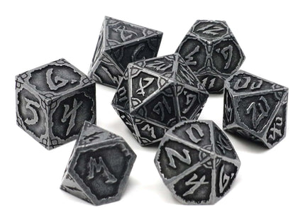 Gamers Guild AZ Die Hard RPG Dice Set - Dark Iron Hexbreaker (7 Dice Set) Die Hard