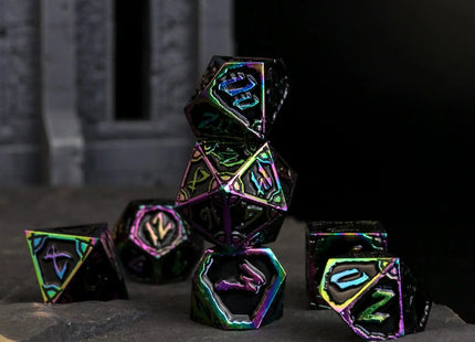 Gamers Guild AZ Die Hard RPG Dice Set - Dark Nexus Hexbreaker (7 Dice Set) Die Hard