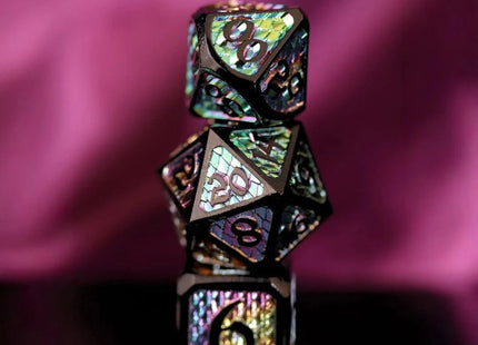 Gamers Guild AZ Die Hard RPG Dice Set - Wildfyre (7 Dice Set) Die Hard