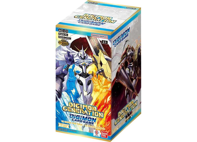 Gamers Guild AZ Digimon Digimon Card Game: [AD-01] Advanced Booster: Digimon Generations Booster Display GTS