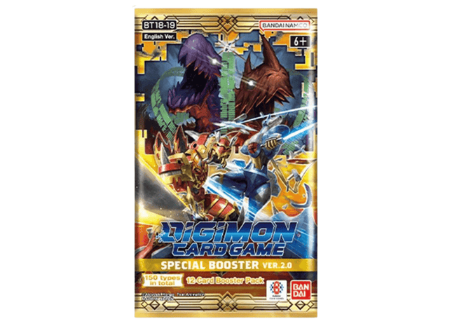 Gamers Guild AZ Digimon Digimon Card Game: Special Booster Version 2 [BT18-19] Booster Pack Booster Pack