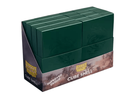Gamers Guild AZ Dragon Shield Dragon Shield: Boxes - Cube Shell Forest Green (8ct Display) GTS