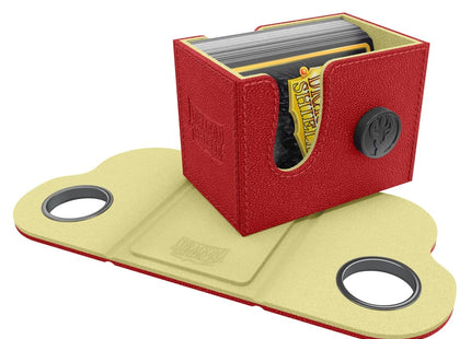 Gamers Guild AZ Dragon Shield Dragon Shield Dragon Lock System: Deck Box 80+ - Red & Lemon (Pre-Order) Southern Hobby