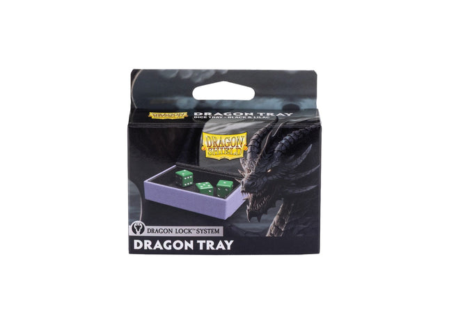Gamers Guild AZ Dragon Shield Dragon Shield Dragon Lock System: Dragon Tray - Black & Lilac (Pre-Order) Southern Hobby