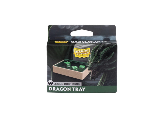 Gamers Guild AZ Dragon Shield Dragon Shield Dragon Lock System: Dragon Tray - Green & Sand (Pre-Order) Southern Hobby