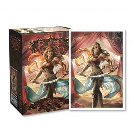 Gamers Guild AZ Dragon Shield Dragon Shield Sleeves: 100ct Box Brushed Art - Flesh and Blood Kassai Sleeves Southern Hobby