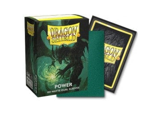 Gamers Guild AZ Dragon Shield Dragon Shield Sleeves - 100ct Box Dual Matte - Power Green Southern Hobby