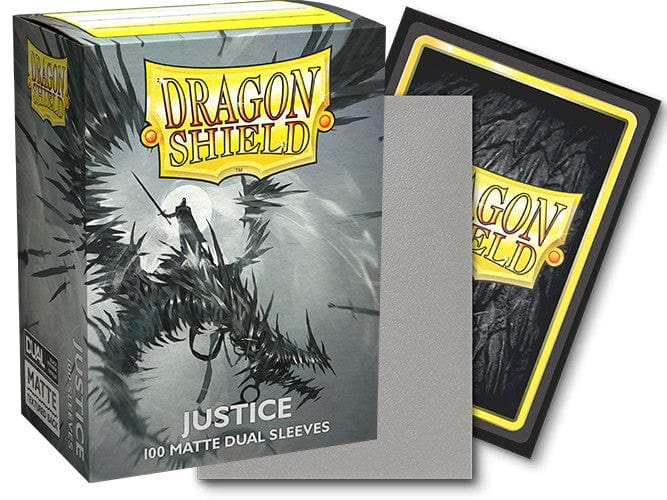 Dragon Shield: Dual Matte Sleeves - Silver 