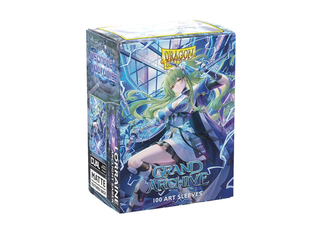 Gamers Guild AZ Dragon Shield Dragon Shield Sleeves: Grand Archive Standard Matte Dual Art - Lorraine, Arclight Saber 100ct (Pre-Order) Southern Hobby