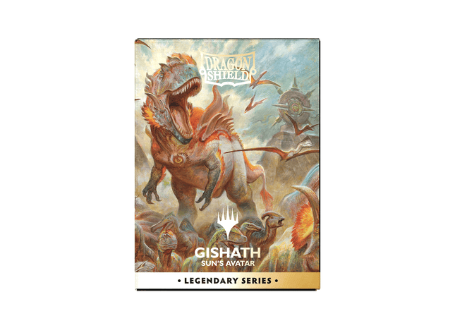 Gamers Guild AZ Dragon Shield Dragon Shield Sleeves: Magic the Gathering | Legendary Matte Dual Art - Gishath Sun’s Avatar 50ct (Pre-Order) AGD