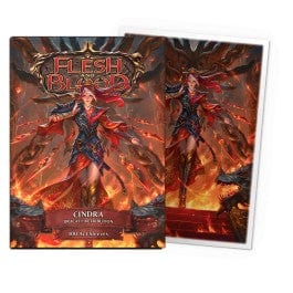 Gamers Guild AZ Dragon Shield Dragon Shield Sleeves: Standard Matte Art Flesh and Blood - Cindra, Dracai of Retribution 100ct Southern Hobby