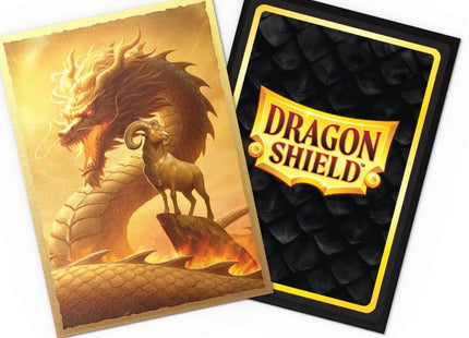 Gamers Guild AZ Dragon Shield Dragon Shield Sleeves: Standard Matte Dual Art Lunar New Year 2027 - Fire Goat 100ct (Pre-Order) Discontinue
