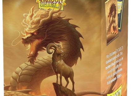 Gamers Guild AZ Dragon Shield Dragon Shield Sleeves: Standard Matte Dual Art Lunar New Year 2027 - Fire Goat 100ct (Pre-Order) Discontinue