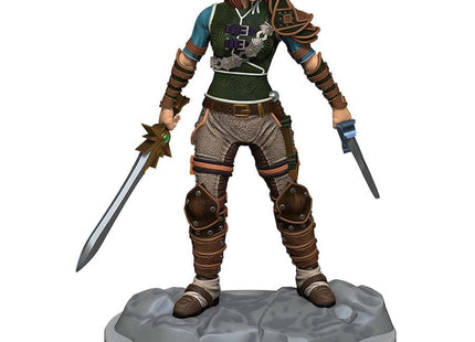 Gamers Guild AZ Dungeons & Dragons WIZ90582 D&D Minis: Wave 19 Elf Rogue & Half-Elf Rogue Protege GTS