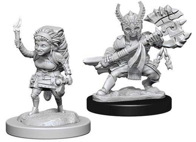 Gamers Guild AZ Dungeons & Dragons WZK73387 D&D Minis: Wave 6- Female Halfling Fighter Southern Hobby