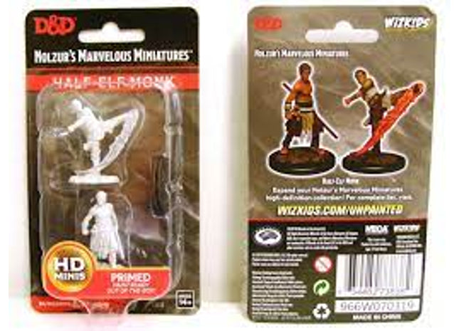 Gamers Guild AZ Dungeons & Dragons WZK73838 D&D Minis: Wave 10- Male Half-Elf Monk Southern Hobby