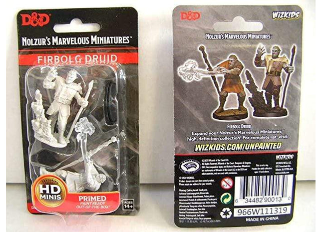 Gamers Guild AZ Dungeons & Dragons WZK90013 D&D Minis: Wave 11- Male Firbolg Druid Southern Hobby