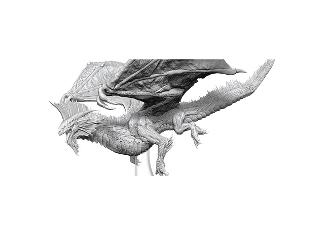 Gamers Guild AZ Dungeons & Dragons WZK90566 D&D: Adult Silver Dragon Southern Hobby