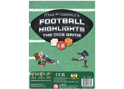 Gamers Guild AZ Eagle-Gryphon Games Football Highlights: The Dice Game Eagle Gryphon